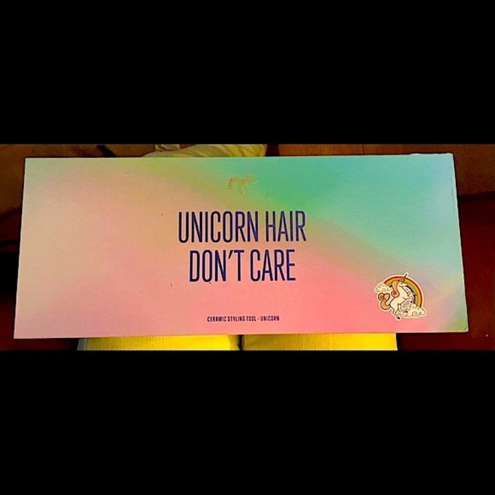 PYT Flat Iron with Unicorn design